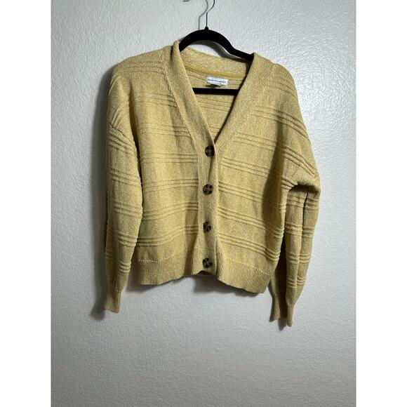 Cupcakes & Cashmere Sweaters - Cupcakes & Cashmere puff sleeve cropped cardigan
